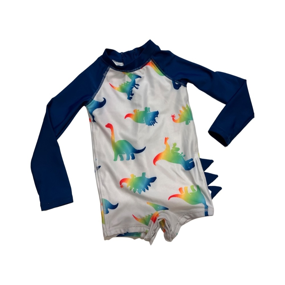 Toddler Boys One Piece Swimsuit Long Sleeve - 24 Months